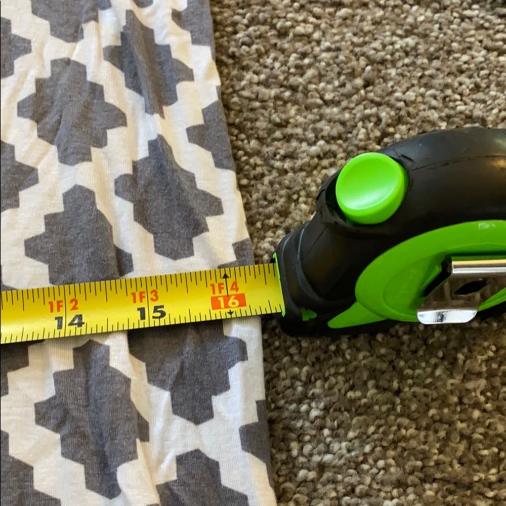 White / Gray 3/4 Length Sleeve Boutique Dress - Picture 10 of 10